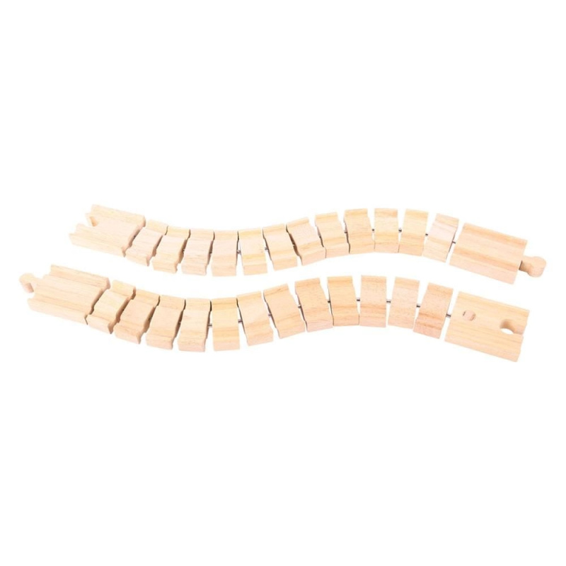 Bigjigs Rail Ohebná kolej - 2 kusy