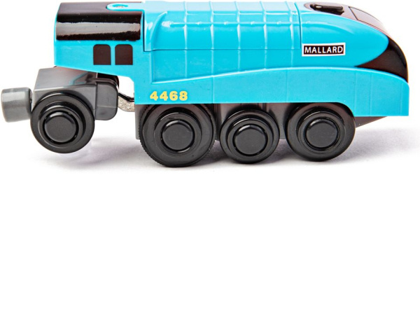 Elektrická lokomotiva Mallard modrá