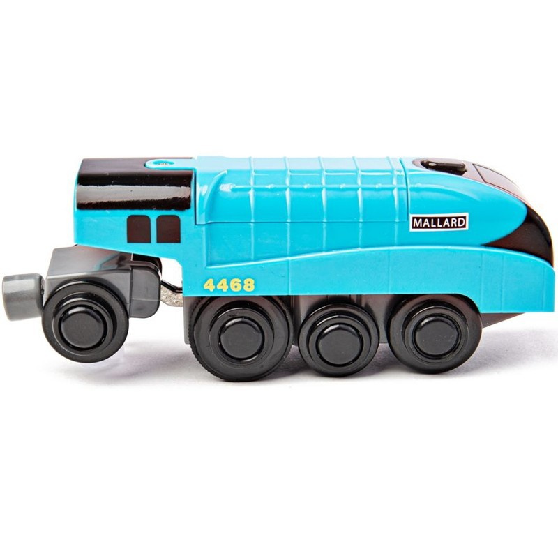 Elektrická lokomotiva Mallard modrá