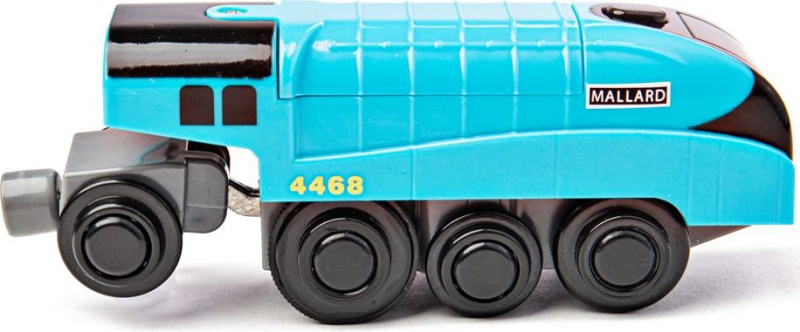 Elektrická lokomotiva Mallard modrá