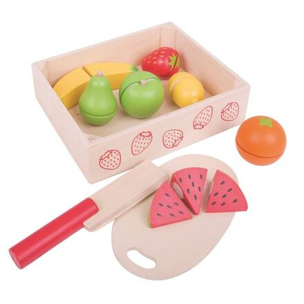 Bigjigs Toys krájecí ovoce v krabičce