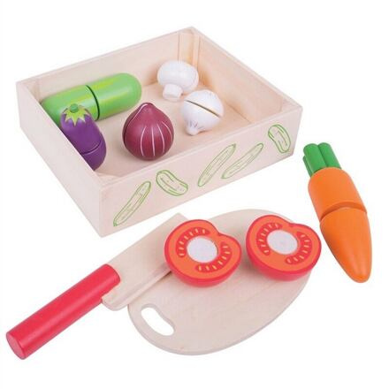 Bigjigs Toys krájení zeleniny v krabičce BJ473