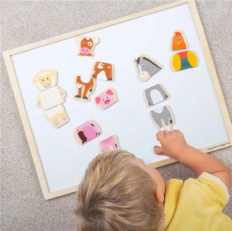 Bigjigs Toys magnetky farma