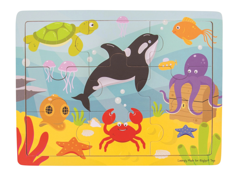 Bigjigs puzzle mořský svět
