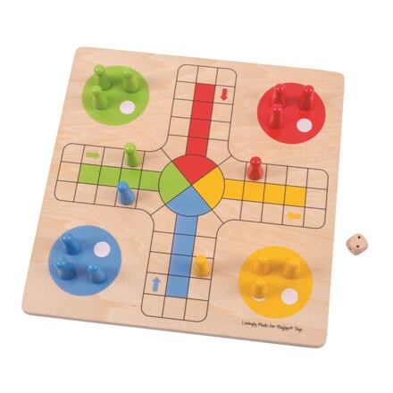 Dřevěná hra Člověče, nezlob se! od Bigjigs Toys