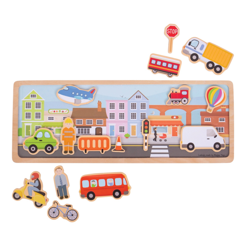 Bigjigs Toys magnetické město