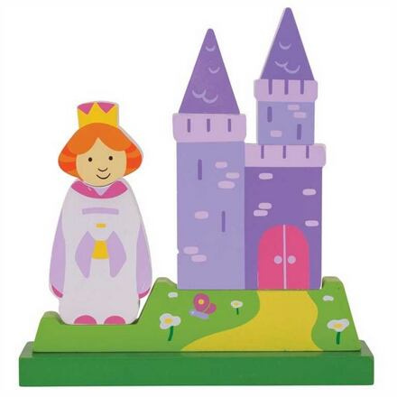 Bigjigs Toys magnetické vertikální puzzle zámek