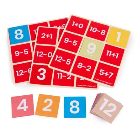 Bigjigs Toys Matematické bingo Násobení a dělení