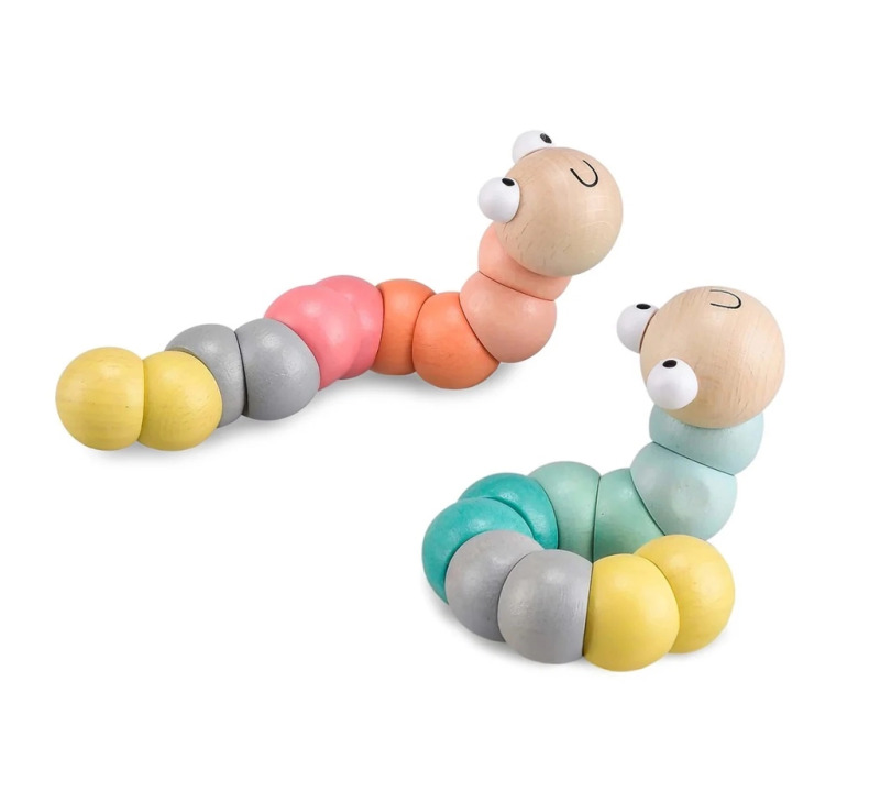Bigjigs Toys motorická housenka - 1 kus