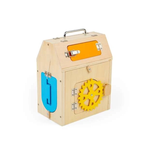 Bigjigs Toys Activity board Domeček pro děti
