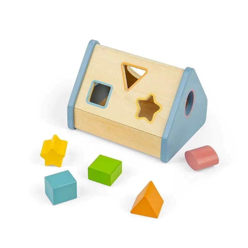 Domeček na tvarové vkládání Bigjigs Toys