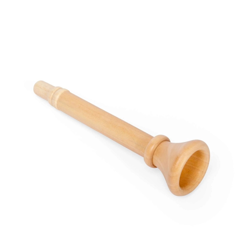 Bigjigs Toys dřevěná trumpetka přírodní