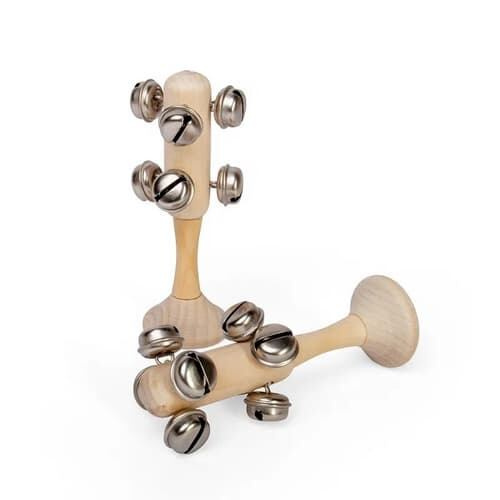 Bigjigs Toys rolničky mini – přírodní dřevěná hračka