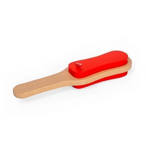 Bigjigs Toys dřevěné kastaněty s rukojetí