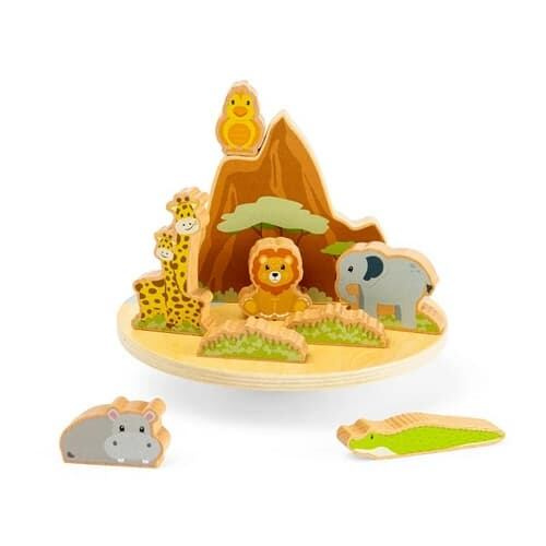Bigjigs Toys balanční hra džungle ze dřeva