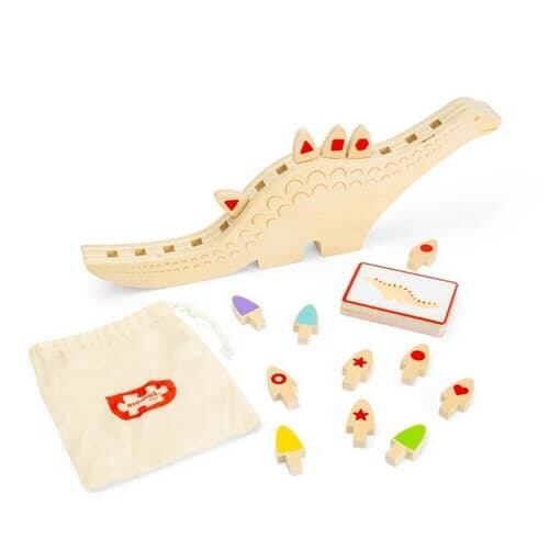 Bigjigs Toys dřevěná třídicí hra dinosaurus