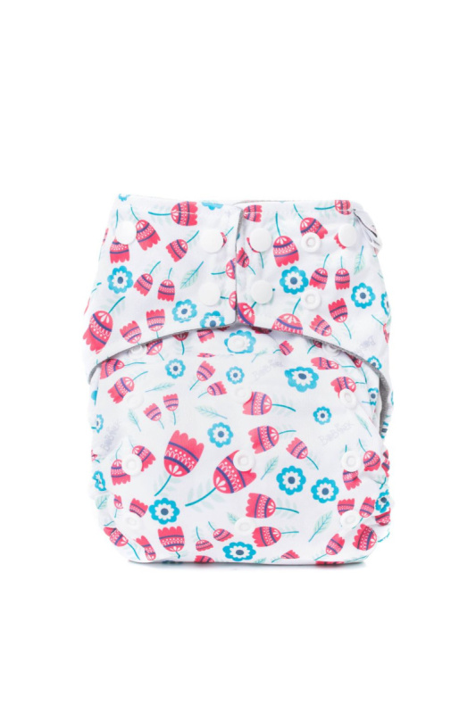 Bobánek Kapsová AIO plenka Premium patentky - Tulipány