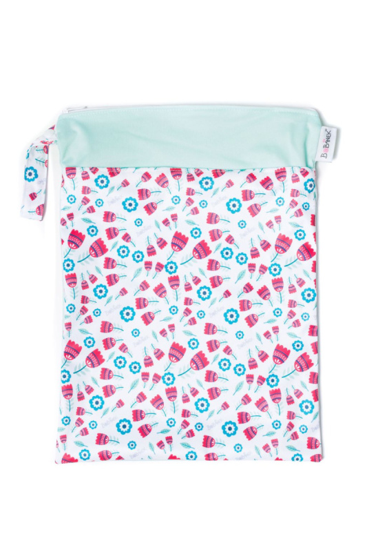 Bobánek Nepromokavá taška normal - Tulipány 30 x 36 cm