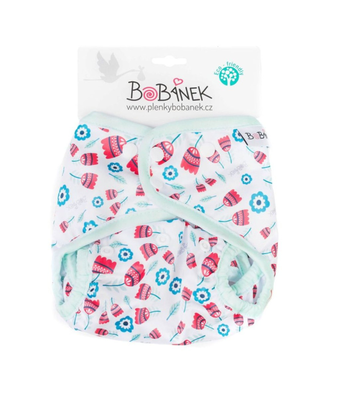 Bobánek Svrchní kalhotky patentky - Tulipány