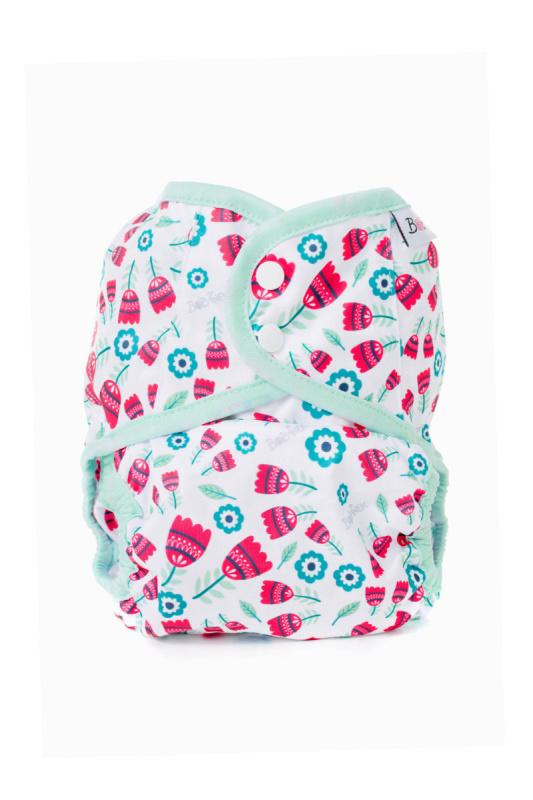 Bobánek Svrchní kalhotky XL patentky- Tulipány