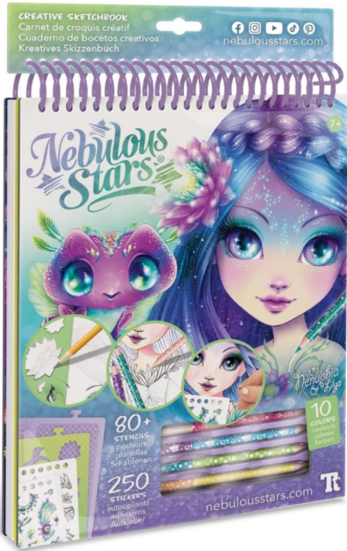 Nebulous Stars ‎TT11132 kreativní zápisník s pastelkami a příslušenstvím