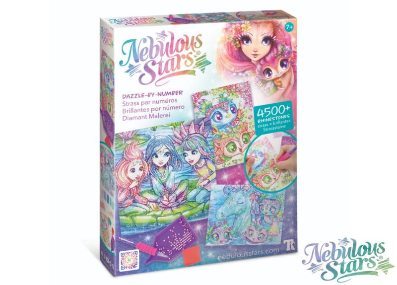 Nebulous Stars sada na zdobení kamínky podle čísel