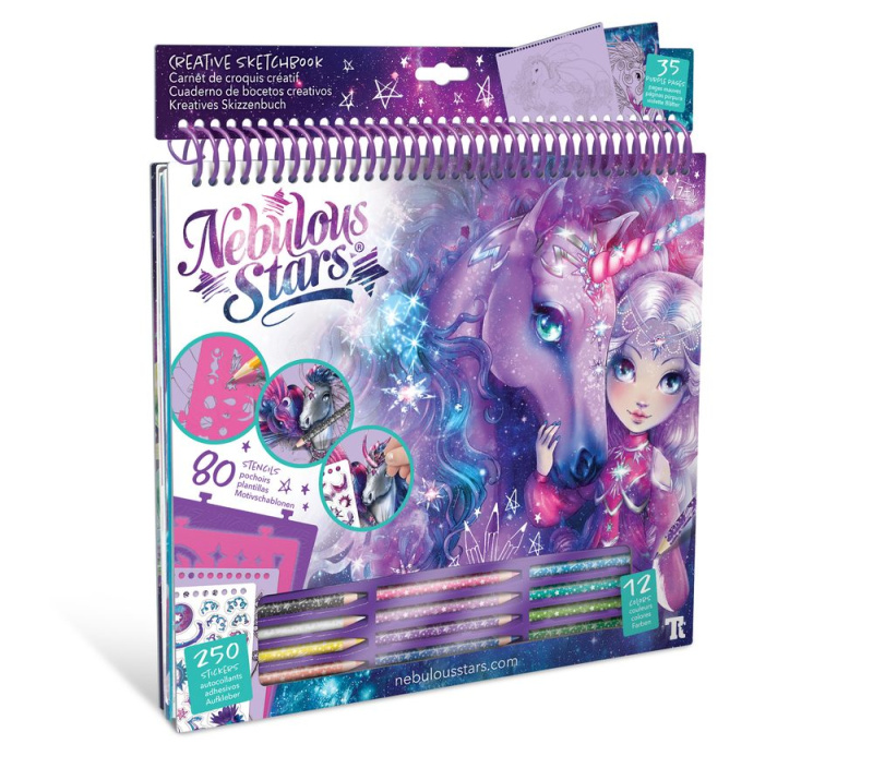 Nebulous Stars Kreativní sketchbook Fantasy Horses W007974