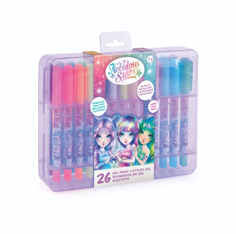 Nebulous Stars gelová pera – sada 26 ks