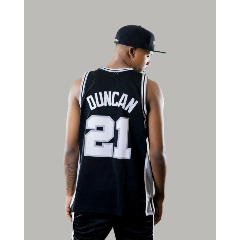 Mitchell & Ness Pánský dres NBA Swingman San Antonio Spurs Tim Duncan SMJYGS18208-SASBLCK98TDU M