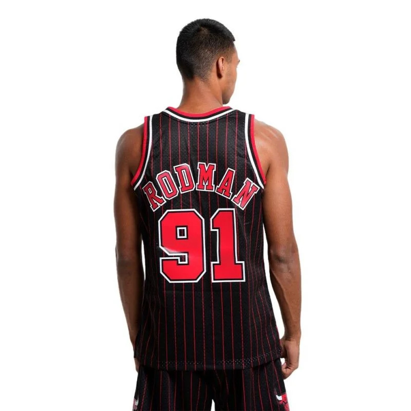 Mitchell & Ness Chicago Bulls NBA Swingman Alternate Jersey Bulls 95 Dennis Rodman M SMJYGS18150-CBUBLCK95DRD pánové s