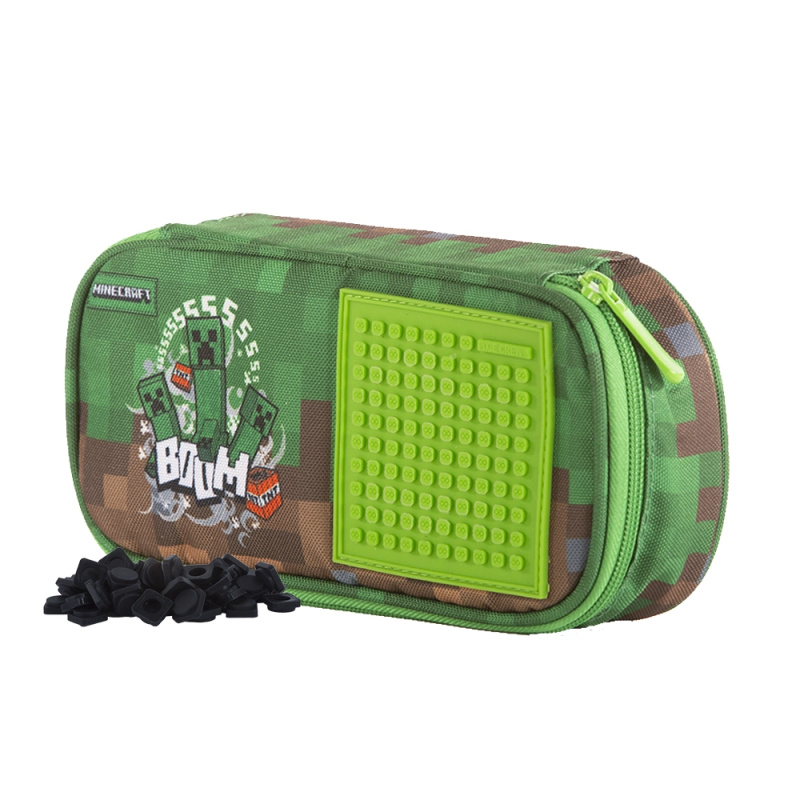 Pixie crew Minecraft studentský patrový oválný penál