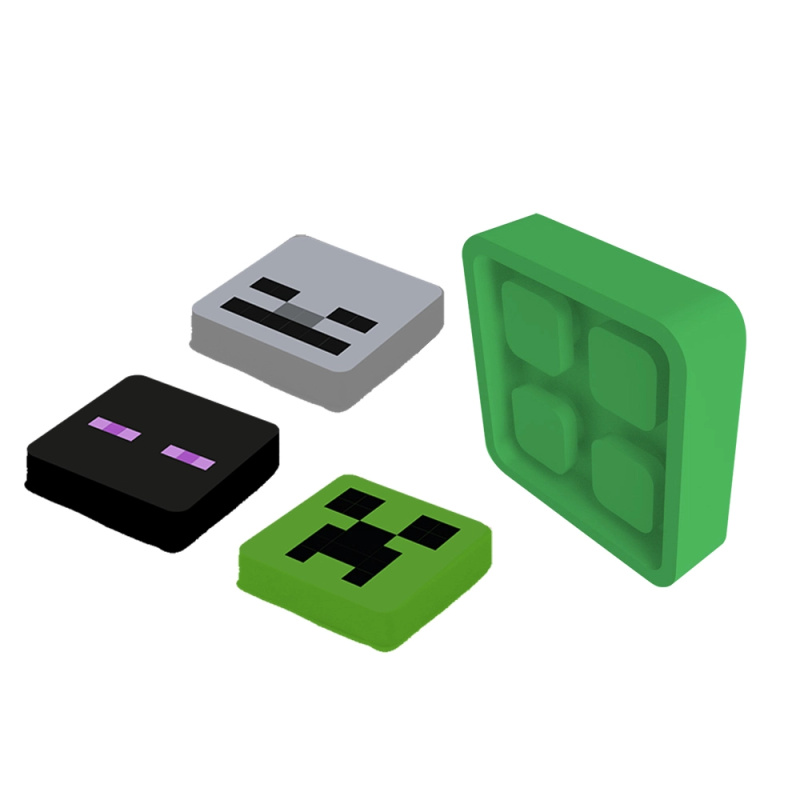 PIXIE CREW & Minecraft Odznáček s reflexním prvkem