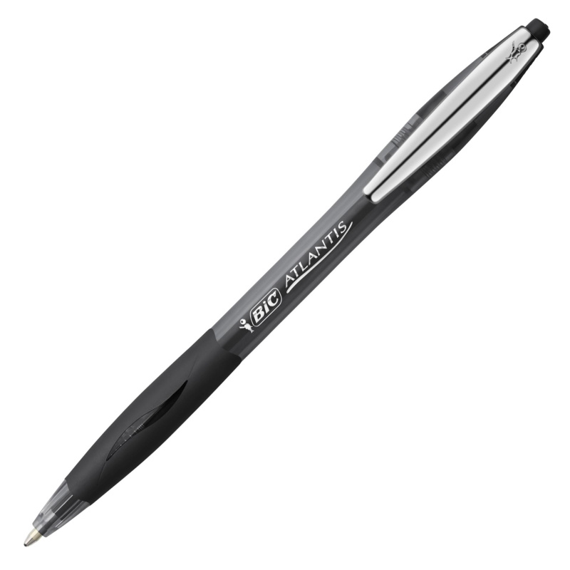 Kuličkové pero BIC Atlantis Soft - černé