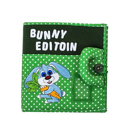 Interaktivní dětská knížka Quiet Book Rabbit
