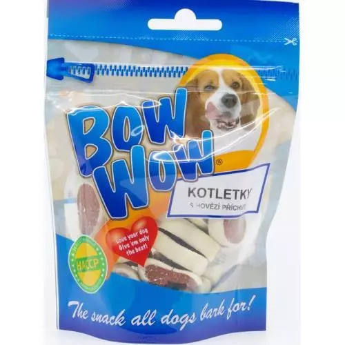 BowWow pochoutka kotletky hovězí 80g