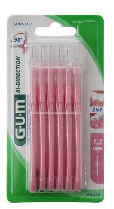G.U.M Bi Direction mezizubní kartáčky 6 ks