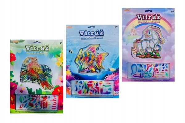 ArtLover Vitráž Ryba 13cm