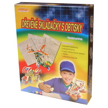 ArtLover Dřevěné skládačky s obtisky