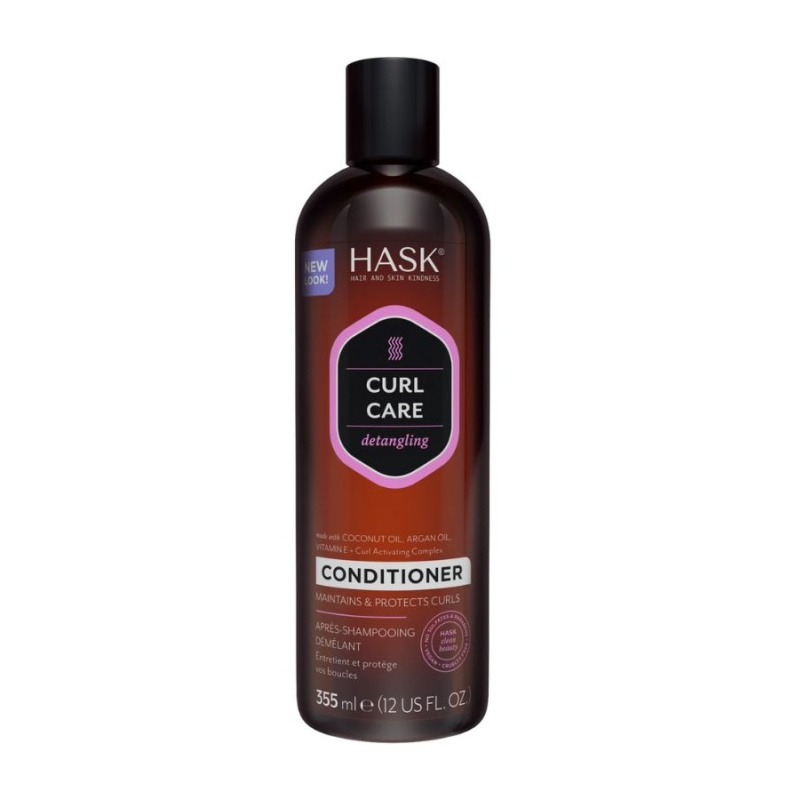 HASK Curl Care pečující kondicionér pro vlnité a kudrnaté vlasy 355 ml