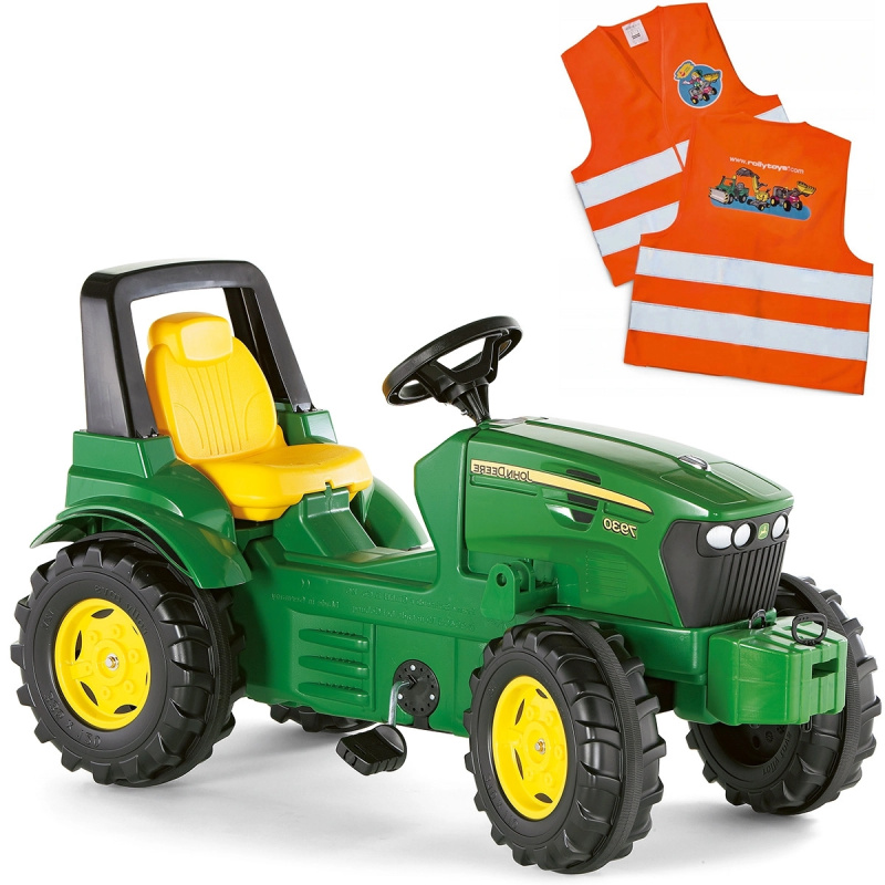 Rolly Toys John Deere šlapací traktor + reflexní vesta pro děti zdarma