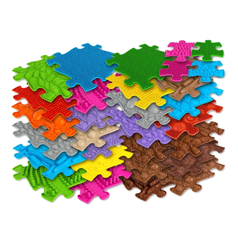 Woopie ortopedická senzomotorická podložka Royal Puzzle, 26 dílů + 4 malé
