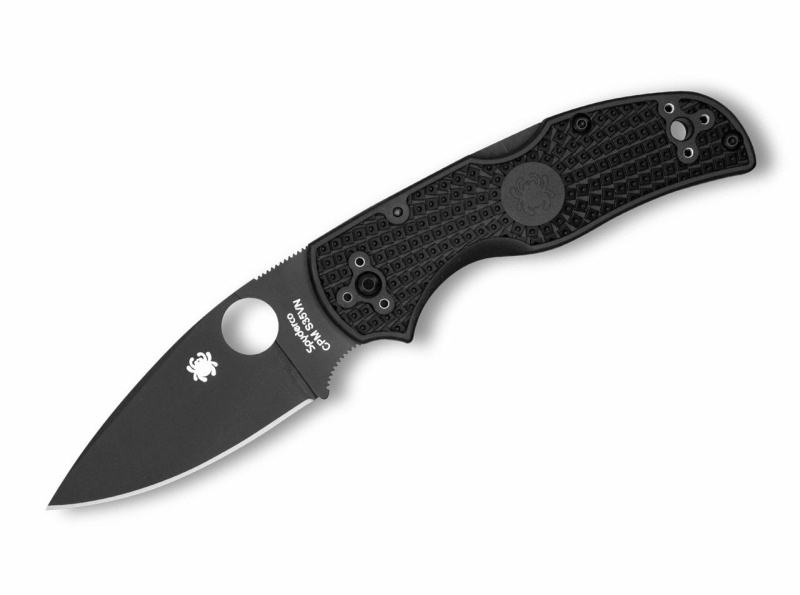 Kapesní nůž Spyderco Native 5 Black, černý FRN, 8 cm