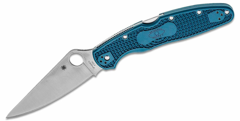 Spyderco Police 4 Lightweight kapesní nůž K390, modrá FRN rukojeť