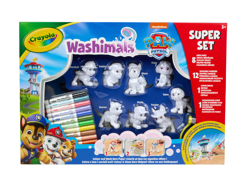 Crayola Washimals Tlapková patrola super sada