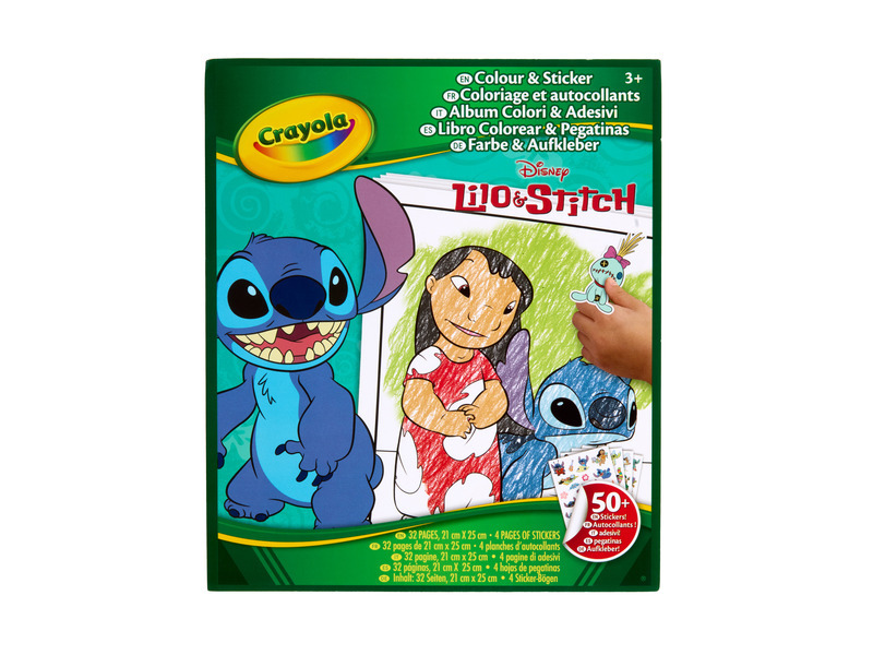 Crayola Lilo &amp; Stitch omalovánky a samolepky
