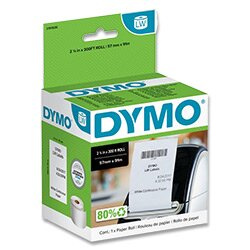 Dymo LW S0722540 - originální papírové štítky - účtenky, role 91 m