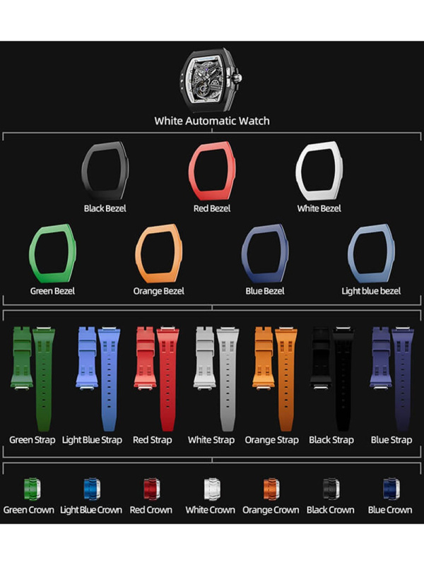 Tsar Bomba TB8218(1+7)FKM-06 Atomic Interchangeable Watch Combo Automatic 46mm 5ATM