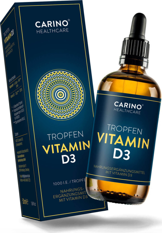 Vitamin D3 kapky 50 ml 1000 I.E. Carino®