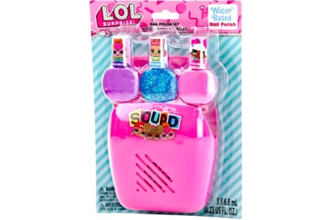 L.O.L. sada na nehty pro děti s bateriovým fukarem