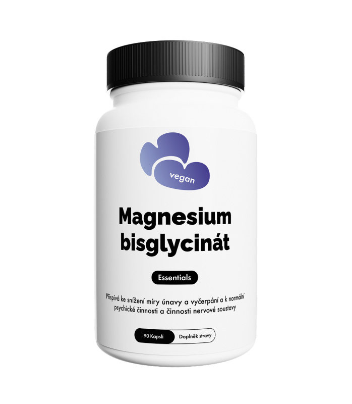 Citronek Magnesium Bisglycinát + B6 – 90 veganských kapslí | Podpora svalů a nervů